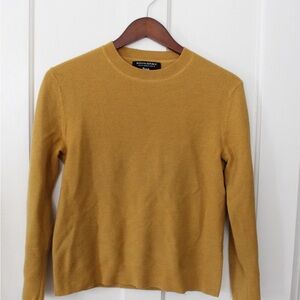 Banana Republic Mustard Crew Neck Sweater
